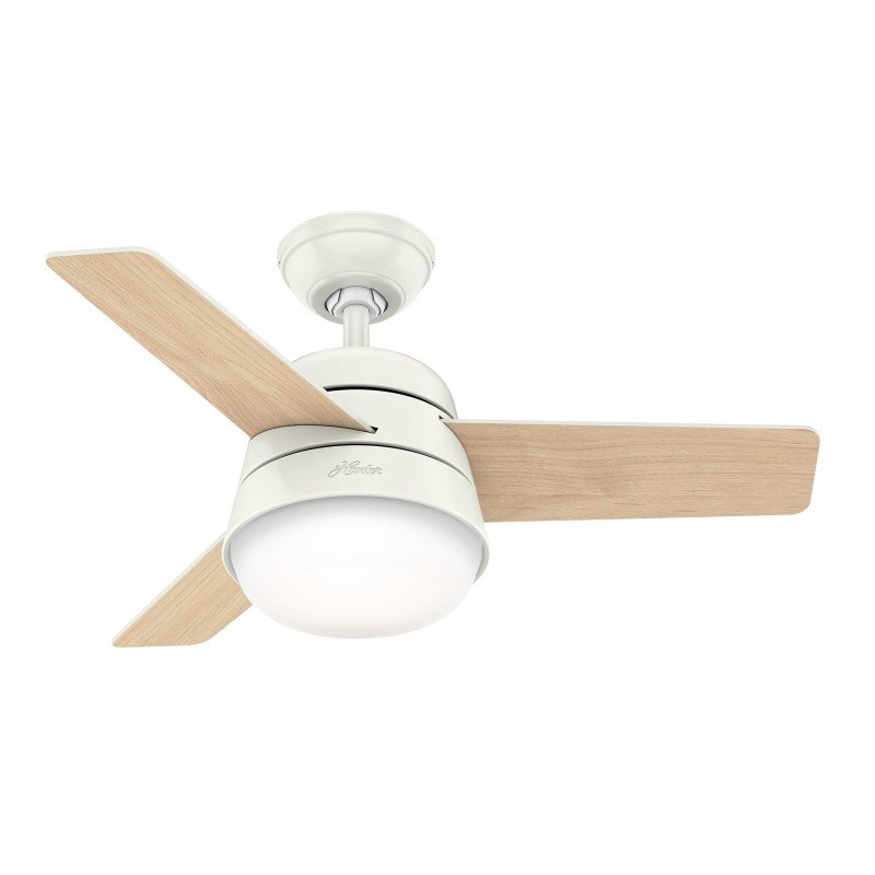 Ventilateur de plafond avec lumière Hunter Arcot BN 117 cm noyer, chêne clair