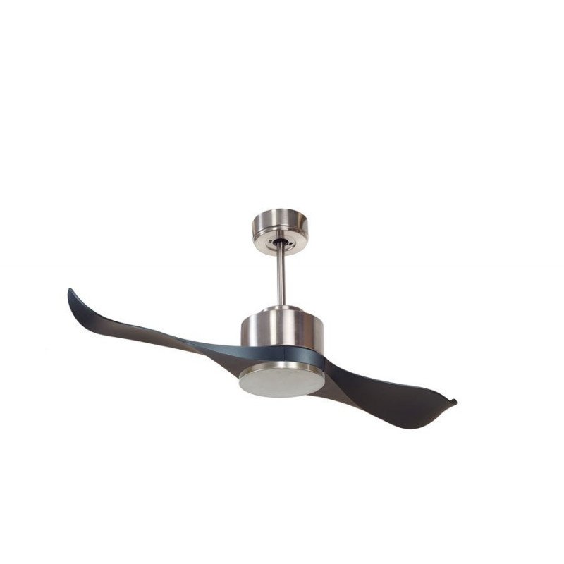 Modulo de KlassFan -  Super déstratificateur d'air thermostat  gris basalte et chrome brossé idéal pour 40 à 60 m² KL_DC1_P1Wo