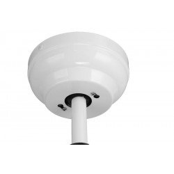 Sirocco de Purline by Klassfan blanc un ventilateur de plafond silencieux, design pour pièces moyennes de 15 à 25 m²