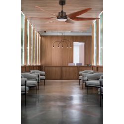 Ventilateur de plafond DC 167 Cm Lba Home, ultra puissant, hyper silence, LEd, télécommande