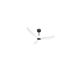 Ouray  de Klassfan - Ventilateur de plafond et destratificateur moteur DC basalte pales bois blanc 25 à 40 m²...