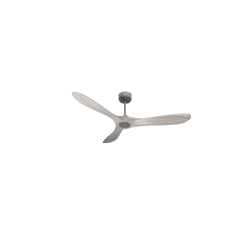 Ouray  de Klassfan - Ventilateur de plafond et destratificateur moteur DC Chrome pales bois noir 30 à 50 m²...