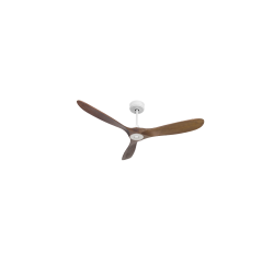 Ouray  de Klassfan - Ventilateur de plafond et destratificateur moteur DC Blanc pales bois sombre 30 à 50 m²...