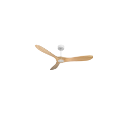 Ouray  de Klassfan - Ventilateur de plafond et destratificateur moteur DC Blanc pales bois clair  25 à 40 m²...