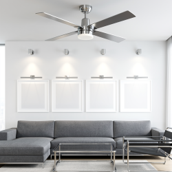 Electron de KlassFan une série limitée ventilateurs de plafond  DC design, plus compact, ultra puissant, avec plaque LED