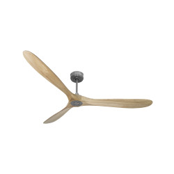 Ouray  de Klassfan - Ventilateur de plafond et destratificateur moteur DC Chrome pales bois clair 45 à 55 m² Ouray_DC3_P7Sw178