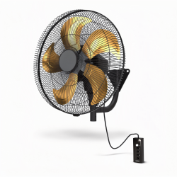 Brasseur d'air mural Volero oscillant, commande filaire haute performances 50 Cm, 152  Watts