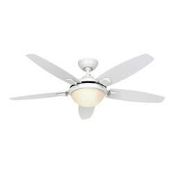 Ventilateur de plafond avec lumière, silencieux, moderne 132 cm blanc Hunter Contempo.
